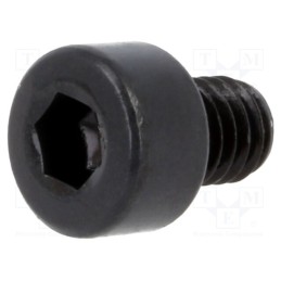 100 pcs x BOSSARD - 1000152 - Screw, M4x5, 0.7, Head: cheese head, hex key, HEX 3mm, steel