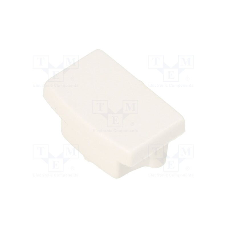 1 pcg x TOPMET - C7940001 - Cap for LED profiles, white, 20pcs, ABS, rounded, BEGTON12