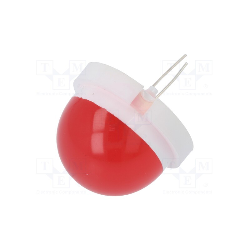1 pcs x POLAM-ELTA - CQL-433 / MZ - LED, 20mm, red, blinking, 1900÷2000mcd, 120°, 5÷15V, 20mA