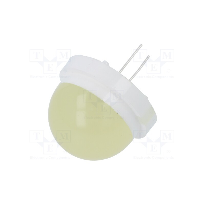 1 pcs x POLAM-ELTA - CQL-435 / MZ - LED, 20mm, yellow, blinking, 1900÷2000mcd, 120°, 5÷15V, 20mA