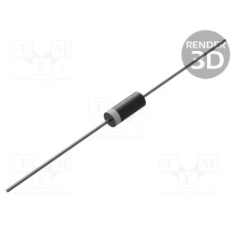 1 pcs x ONSEMI - 1N5948BRLG - Diode: Zener, 3W, 91V, , CASE59, single diode, 1uA