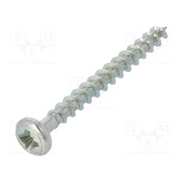 100 pcs x BOSSARD - 1083341 - Screw, 3.5x35, Head: cheese head, Pozidriv, PZ2, steel, zinc, SPAX®