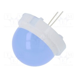 1 pcs x POLAM-ELTA - CQL-434 / HV - LED, 20mm, blue, 480÷1700mcd, 120°, Front: convex, 10.5÷11V