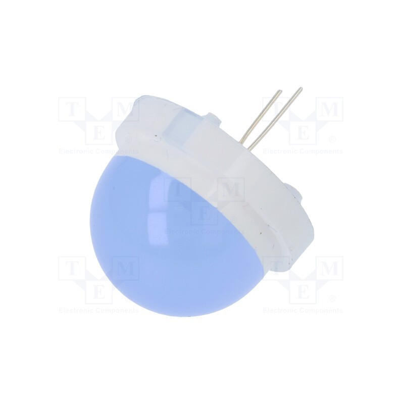 1 pcs x POLAM-ELTA - CQL-434 / HV - LED, 20mm, blue, 480÷1700mcd, 120°, Front: convex, 10.5÷11V