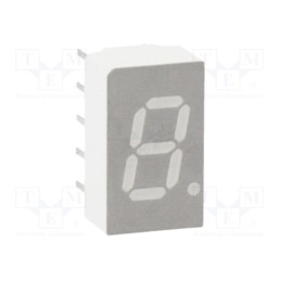 1 pcs x BROADCOM (AVAGO) - HDSP-7511 - Display: LED, 7-segment, 7.62mm, 0.3', No.char: 1, red, 0.16÷0.27mcd