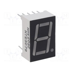 1 pcs x NTE Electronics - NTE3079 - Display: LED, 7-segment, 14.24mm, 0.56', No.char: 1, red, 7÷18mcd