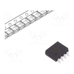 1 pcs x BROADCOM (AVAGO) - HCNW2611-500E - Optocoupler, SMD, Ch: 1, OUT: gate, 3.75kV, 10Mbps, Gull wing 8