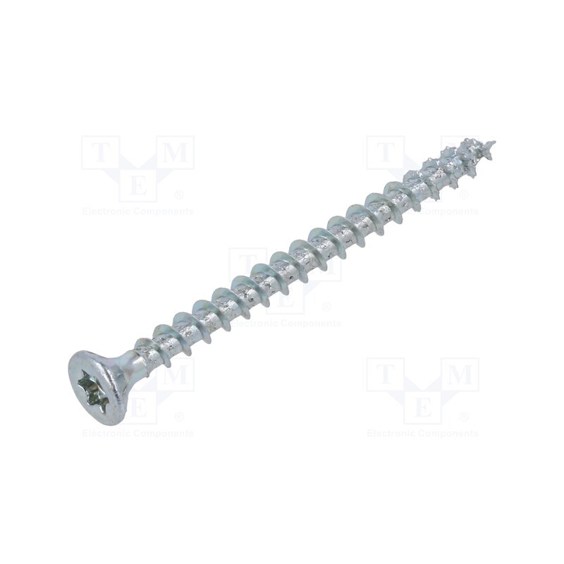 100 pcs x BOSSARD - 3336907 - Screw, for wood, 3.5x45, Head: countersunk, Torx®, TX20, WIROX®