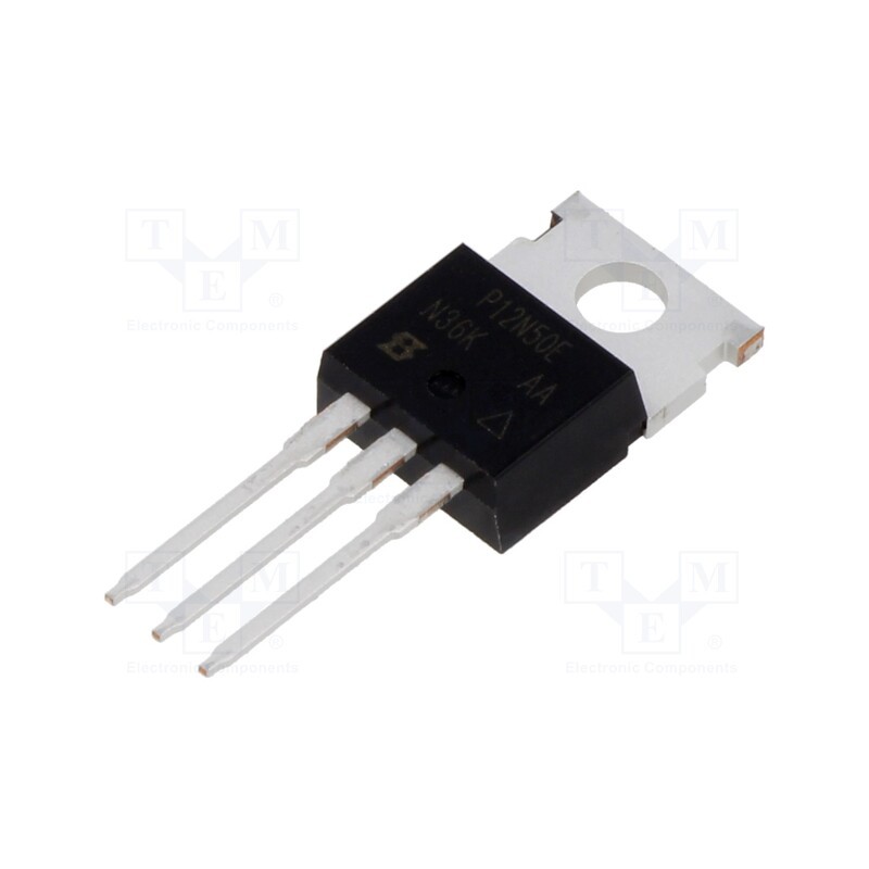 1 pcs x VISHAY - SIHP12N50E-GE3 - Transistor: N-MOSFET, unipolar, 500V, 6.6A, Idm: 121A, 114W, TO220AB