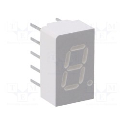 1 pcs x BROADCOM (AVAGO) - HDSP-7403 - Display: LED, 7-segment, 7.62mm, 0.3', No.char: 1, yellow, cathode