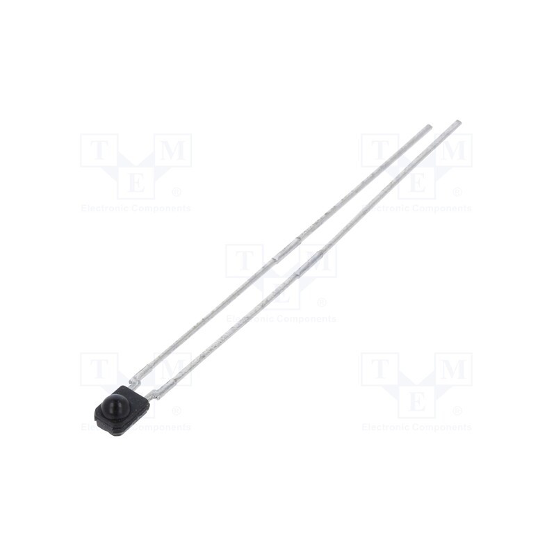 1 pcs x NTE Electronics - NTE3123 - Phototransistor, 860nm, 35V, 40°, 75mW, t(on): 400us, t(off): 300us