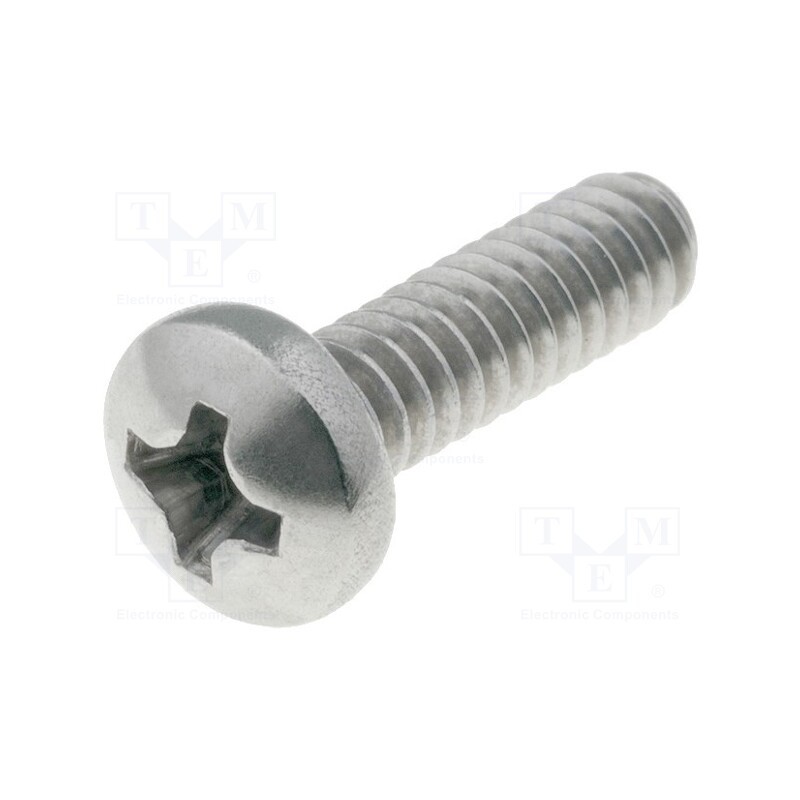 100 pcs x KEYSTONE - 9905 - Screw, UNC6-32x12.7, 32, Head: cheese head, Phillips, PH2