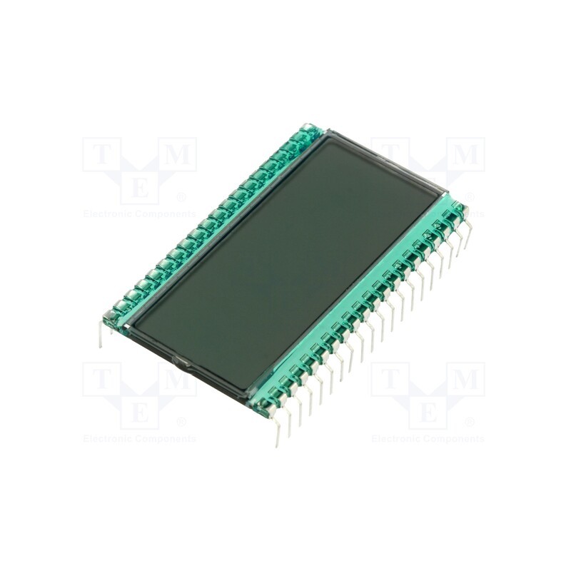 1 pcs x DISPLAY ELEKTRONIK - DE 114-RS-20/6,35 - Display: LCD, 7-segment, STN Positive, No.of dig: 3.5, Char: 12.7mm