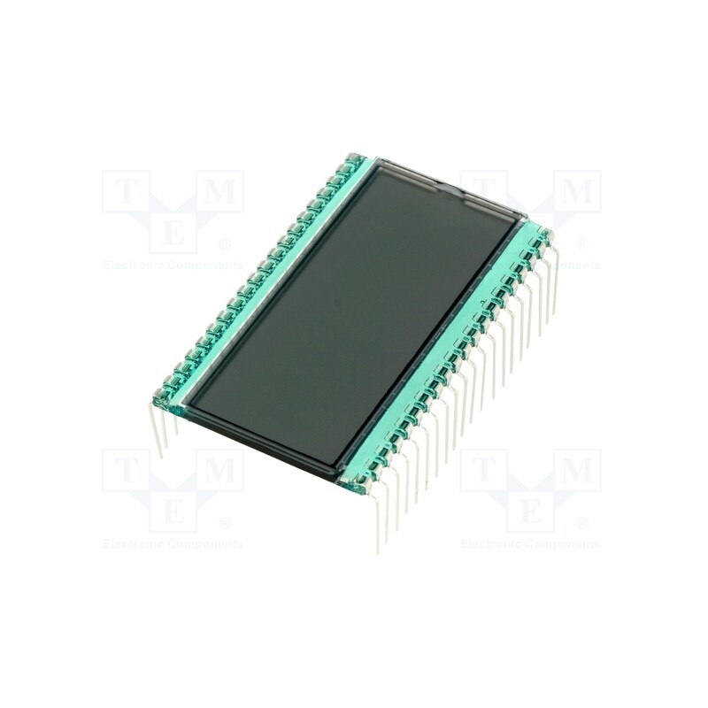 1 pcs x DISPLAY ELEKTRONIK - DE 113-RS-20/12,2 - Display: LCD, 7-segment, STN Positive, No.of dig: 3.5, Char: 12.7mm