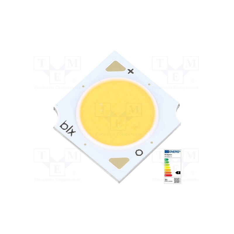 1 pcs x BRIDGELUX - BXRE-40S1001-C-73 - Power LED, COB, 120°, 360mA, P: 12.4W, 1523lm, 13.5x13.5x1.7mm