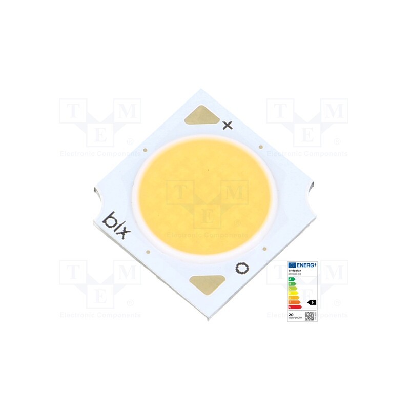 1 pcs x BRIDGELUX - BXRE-35S1001-C-73 - Power LED, COB, 120°, 360mA, P: 12.4W, 1498lm, 13.5x13.5x1.7mm