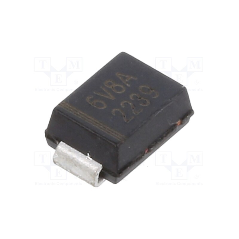 5 pcs x EATON ELECTRIC - P6SMB6-8A - Diode: TVS, 0.6kW, 6.8V, 58.1A, unidirectional, SMB,