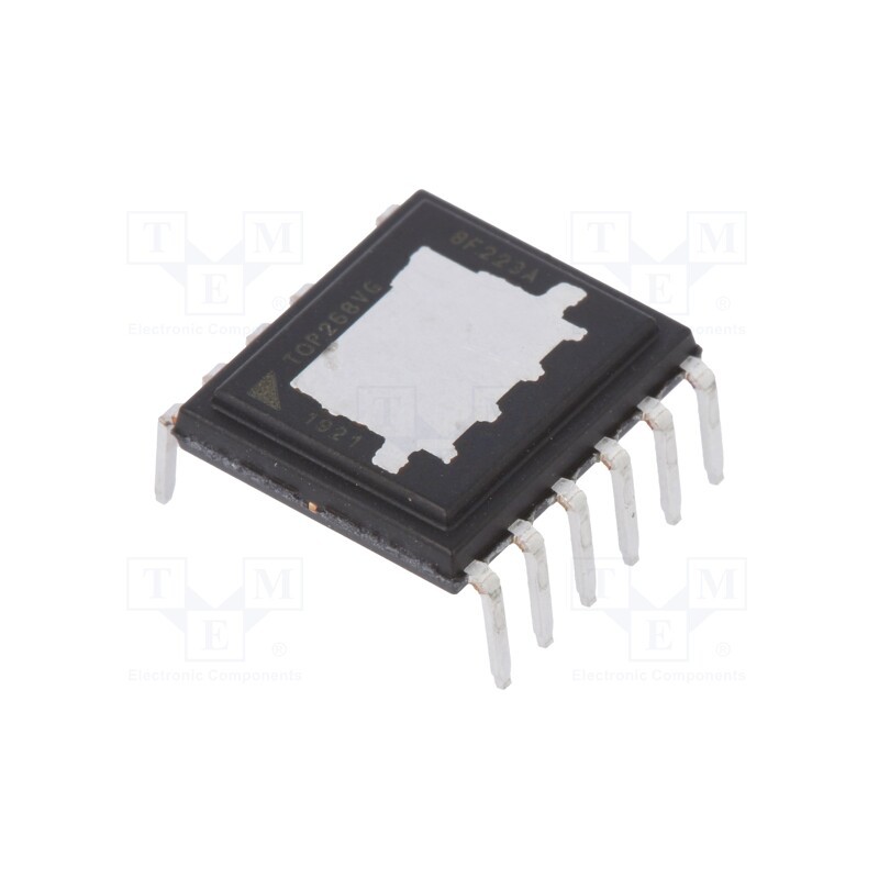 1 pcs x POWER INTEGRATIONS - TOP268VG - IC: PMIC, AC/DC switcher,SMPS controller, 59.4÷145kHz, eDIP-12B
