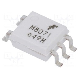 1 pcs x ONSEMI - FODM8071 - Optocoupler, SMD, Ch: 1, OUT: transistor, 3.75kV, 20Mbps, 40kV/μs