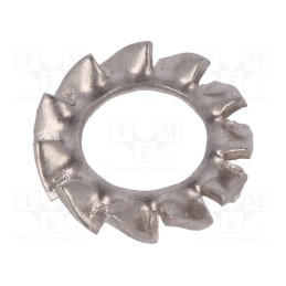 100 pcs x BOSSARD - 1254111 - Washer, round, D8mm, A2 stainless steel, DIN 6798A, BN 675