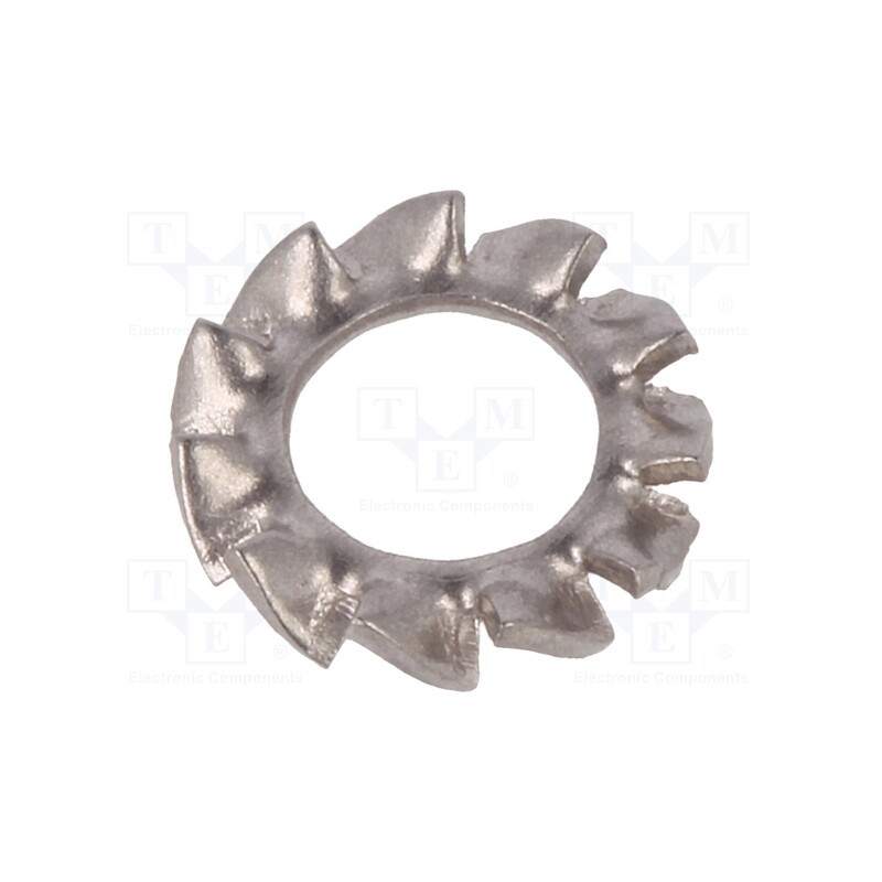 100 pcs x BOSSARD - 1254111 - Washer, round, D8mm, A2 stainless steel, DIN 6798A, BN 675