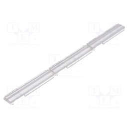 1 pcs x LEDIL - C14642_FLORENCE-1R-UP - LED lens, rectangular, plexiglass PMMA, transparent, H: 6.91mm