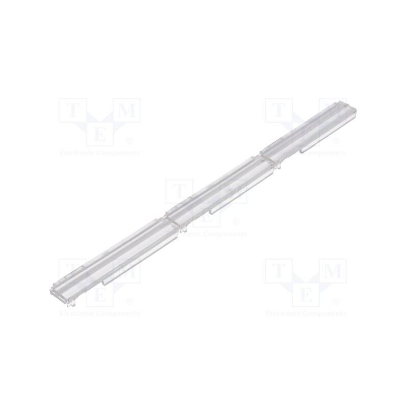1 pcs x LEDIL - C14642_FLORENCE-1R-UP - LED lens, rectangular, plexiglass PMMA, transparent, H: 6.91mm