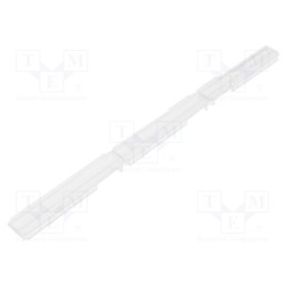 1 pcs x LEDIL - F14468_FLORENCE-1R-Z60 - LED lens, rectangular, plexiglass PMMA, transparent, H: 7.55mm