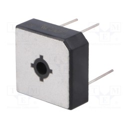 1 pcs x DC COMPONENTS - BR256W - Bridge rectifier: single-phase, Urmax: 600V, If: 25A, Ifsm: 400A