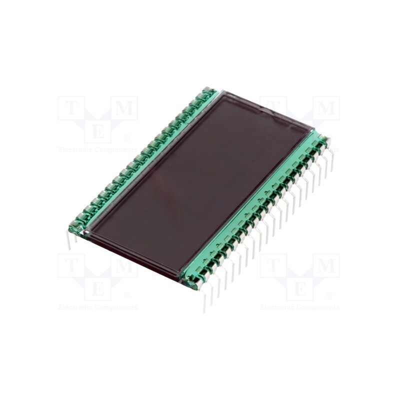 1 pcs x DISPLAY ELEKTRONIK - DE 119-RS-20/6,35/M - Display: LCD, 7-segment, STN Positive, No.of dig: 4, Char: 12.7mm