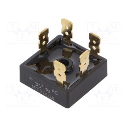 1 pcs x YANGJIE TECHNOLOGY - MT5010A - Bridge rectifier: three-phase, Urmax: 1kV, If: 50A, Ifsm: 500A, THT