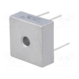 1 pcs x DC COMPONENTS - MB254W - Bridge rectifier: single-phase, Urmax: 400V, If: 25A, Ifsm: 400A