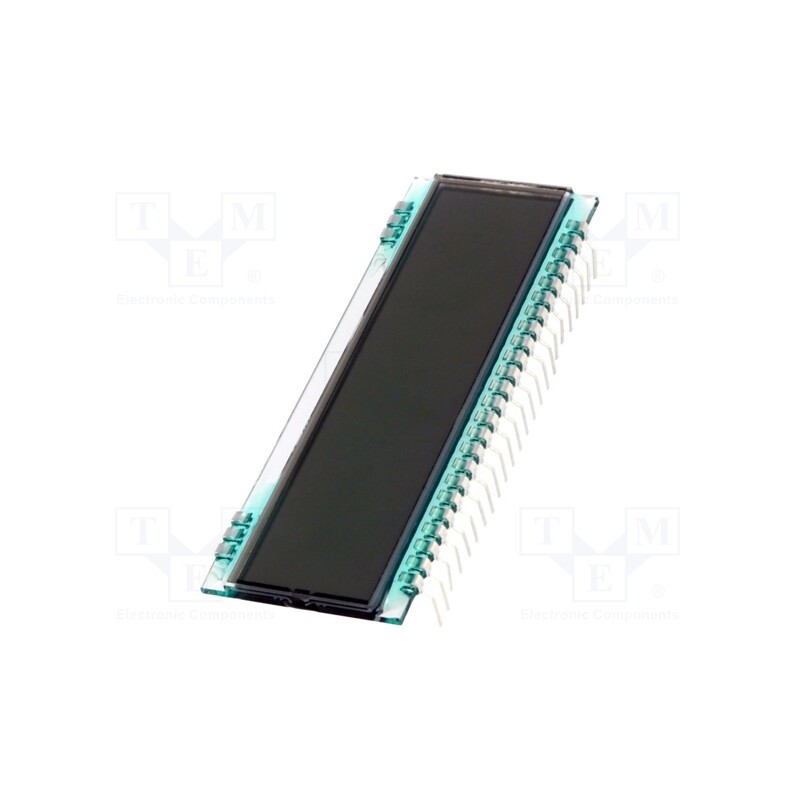 1 pcs x DISPLAY ELEKTRONIK - DE 133-RS-30/6,35/12° (3 VOLT) - Display: LCD, 7-segment, STN Positive, No.of dig: 8, 70x25x1.1mm