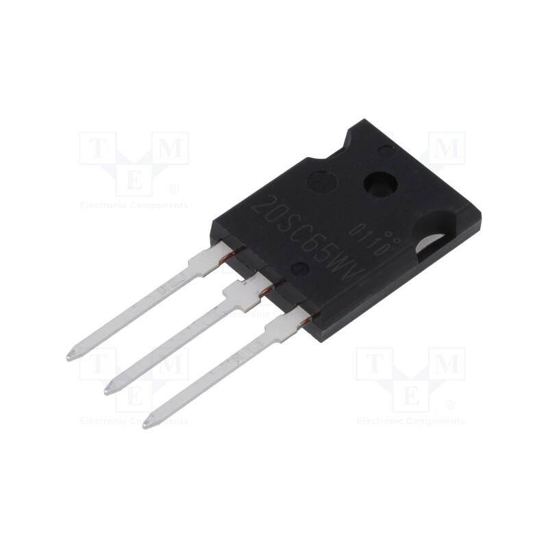 1 pcs x SHINDENGEN - S20SC65WV-5100 - Diode: Schottky rectifying, THT, 650V, 20A, TO247AD, , Ir: 100uA