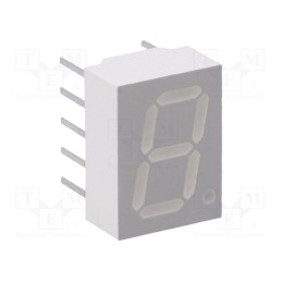 1 pcs x BROADCOM (AVAGO) - HDSP-F203 - Display: LED, 7-segment, 10mm, 0.4', No.char: 1, red, 0.42÷1.2mcd