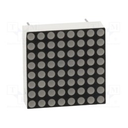 1 pcs x LUCKYLIGHT - KWM-20881ABB - Display: LED, matrix, 8x8, blue, 15÷30mcd, anode, 20x20mm, 3.2÷4V