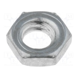 100 pcs x KEYSTONE - 4694 - Nut, hexagonal, UNC 4-40, 40, steel, Plating: zinc, Thread: inch