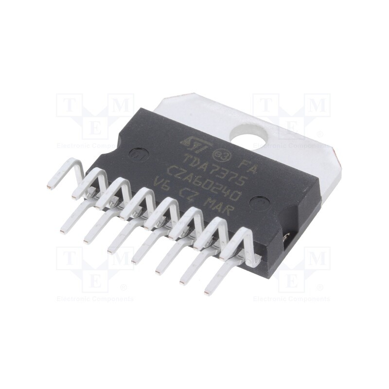 1 pcs x STMicroelectronics - E-TDA7375V - IC: audio amplifier, Pout: 40W, stereo, 8÷18VDC, Ch: 2, Amp.class: AB