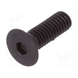 100 pcs x BOSSARD - 1480286 - Screw, M2.5x8, 0.45, Head: countersunk, hex key, HEX 1,5mm, steel
