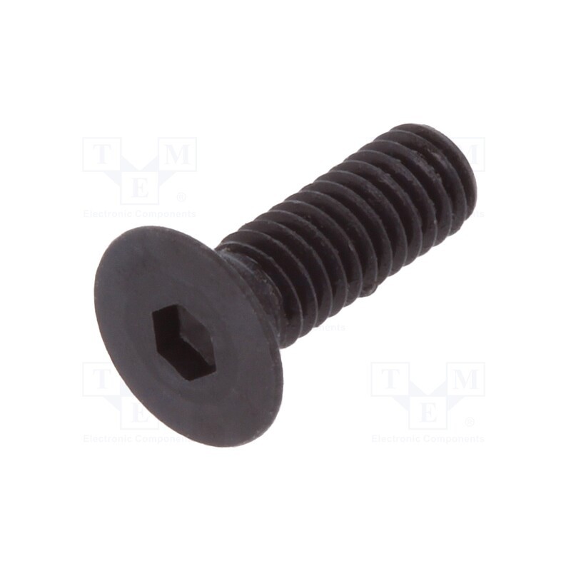 100 pcs x BOSSARD - 1480286 - Screw, M2.5x8, 0.45, Head: countersunk, hex key, HEX 1,5mm, steel