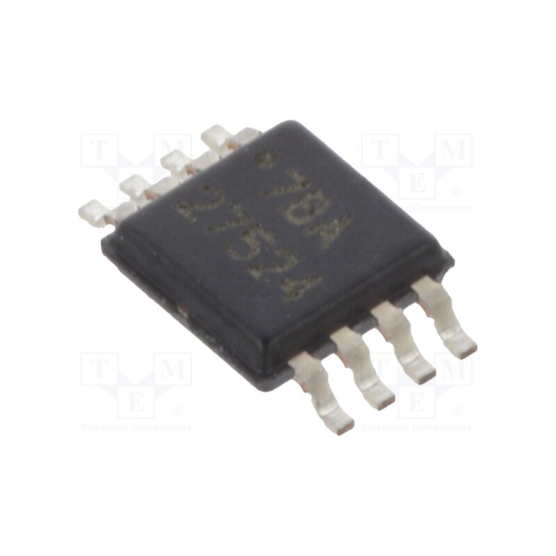 1 pcs x TEXAS INSTRUMENTS - UCC27524DGN - IC: driver, low-side,gate driver, HVSSOP8, -5÷5A, Ch: 2, 4.5÷18VDC