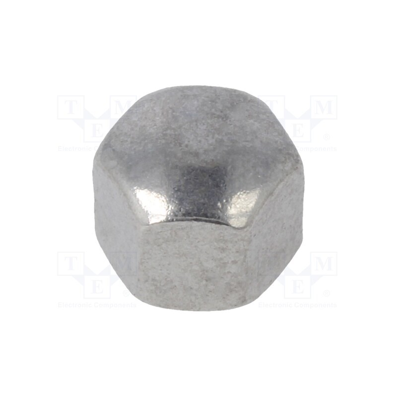 100 pcs x BOSSARD - 3060971 - Nut, hexagonal, M6, 1, A2 stainless steel, 10mm, BN 13244, DIN 917