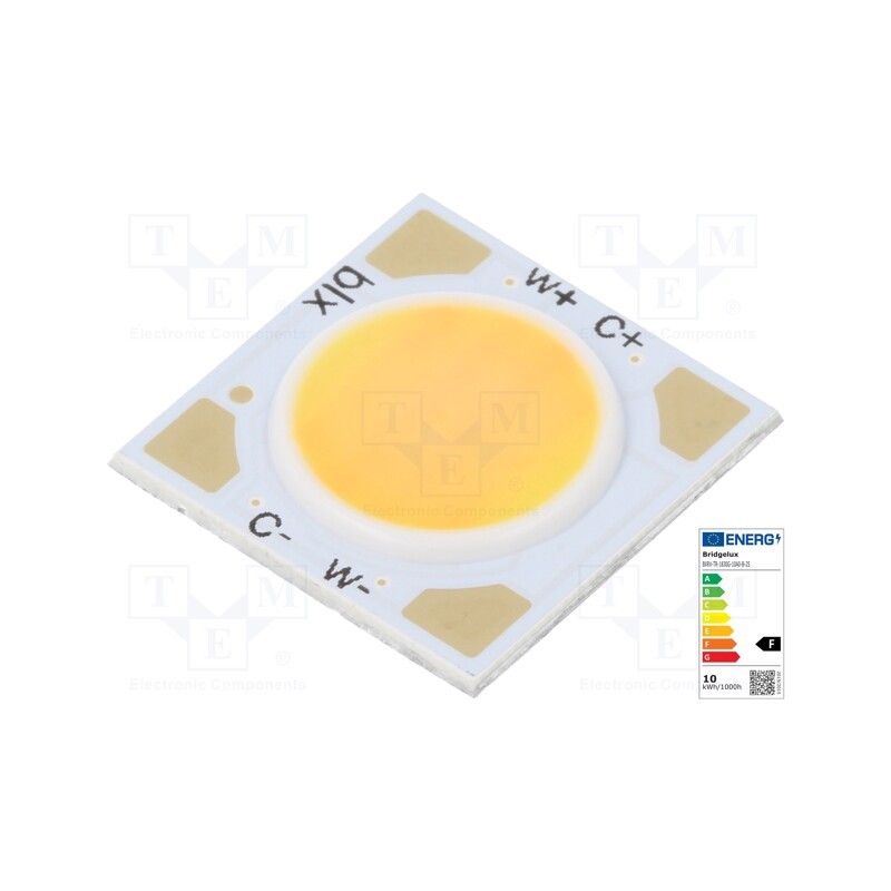 1 pcs x BRIDGELUX - BXRV-TR-1830G-10A0-B-25 - Power LED, COB,bicolour, white warm, 250mA, P: 8.7W, 625lm,980lm
