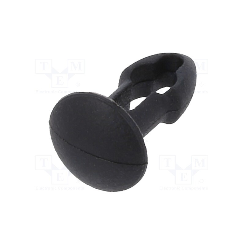 100 pcs x KEYSTONE - 3303 - Rivet, polyamide, Rivet diam: 3.2mm, L.rivet: 4.8mm, black, UL94V-2