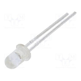1 pcs x NTE Electronics - NTE3039 - Phototransistor, T1, 3mm, 30V, 20°, Front: convex, 70mW, t(on): 15us