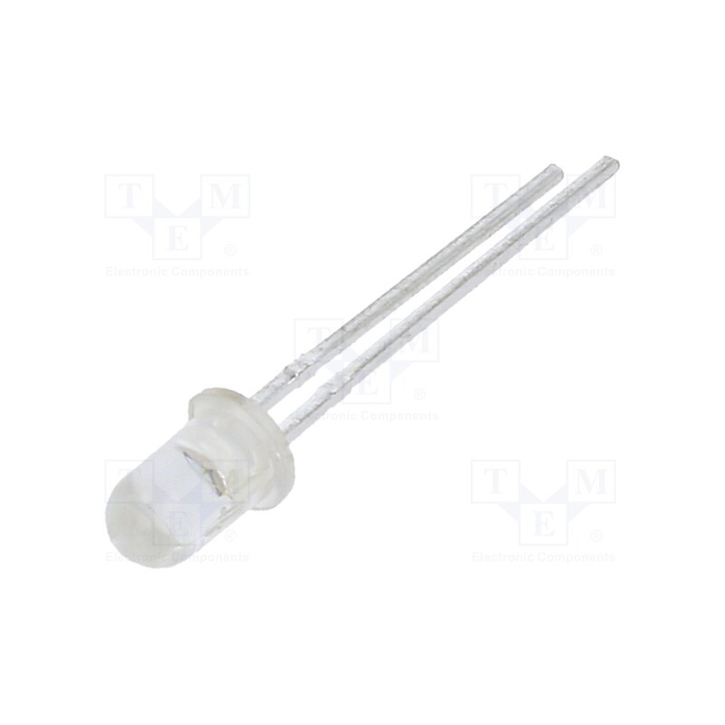 1 pcs x NTE Electronics - NTE3039 - Phototransistor, T1, 3mm, 30V, 20°, Front: convex, 70mW, t(on): 15us