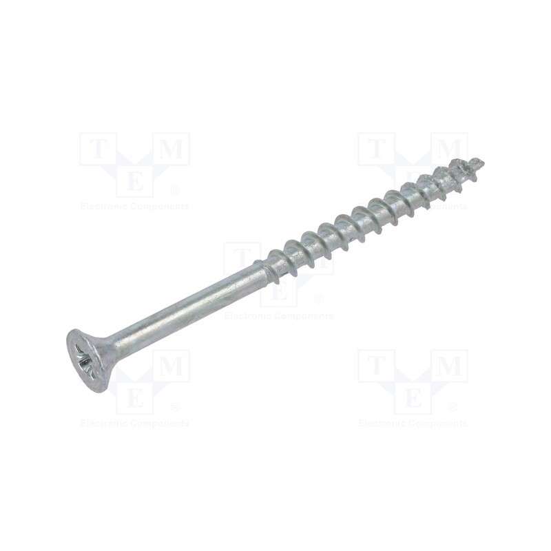 100 pcs x BOSSARD - 1347624 - Screw, for wood, 5x70, Head: countersunk, Pozidriv, PZ2, zinc, SPAX®