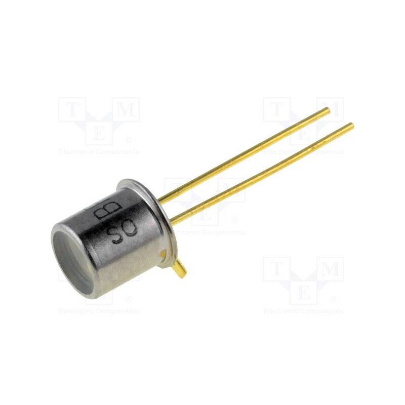 1 pcs x ams OSRAM - BPX 65 - PIN IR photodiode, TO18, THT, 850nm, 350÷1100nm, 40°, 1nA, 250mW