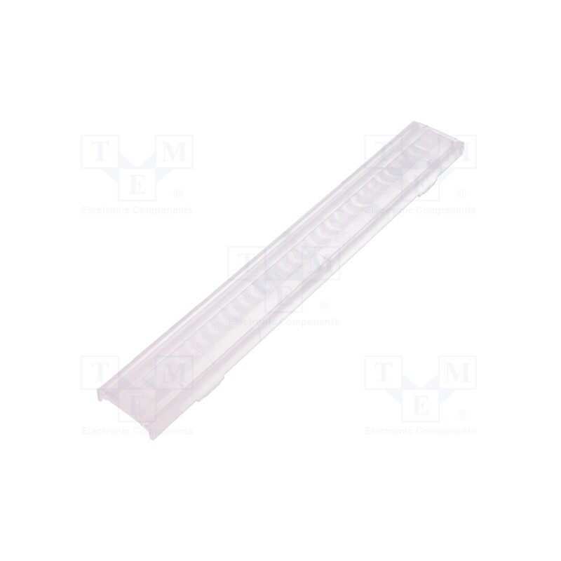 1 pcs x LEDIL - F15523_LINNEA-90 - LED lens, rectangular, transparent, H: 9.5mm, Body dim: 40x285mm