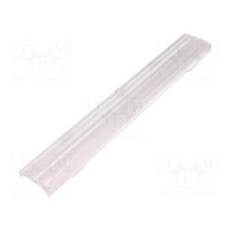 1 pcs x LEDIL - F15861_LINNEA-ZT25 - LED lens, rectangular, transparent, H: 9.5mm, Body dim: 40x285mm